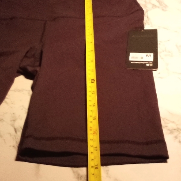 90 Degree By Reflex Women's High Waist Power Flex Yoga Shorts Tummy Control 2pk - Picture 3 of 10